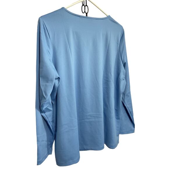 NEW Susan Graver Top Size Large Blue - Picture 3 of 9